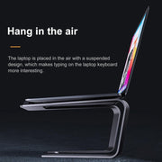 BONERUY P49 Aluminium Alloy Heat-Dissipating Notebook Holder Storage Heightened Holder(Silver)