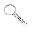 10 PCS C1010 Drive Safe Stainless Steel Tag Keychain 10x40mm(Grand Pa) - Key Rings by PMC TechLife | Online Shopping South Africa | PMC TechLife | Buy Now Pay Later Mobicred