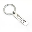 10 PCS C1010 Drive Safe Stainless Steel Tag Keychain 10x40mm(Mom) - Key Rings by PMC TechLife | Online Shopping South Africa | PMC TechLife | Buy Now Pay Later Mobicred
