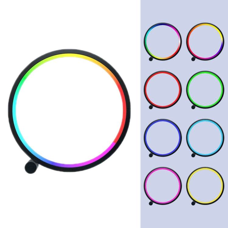 10 inch USB Music Rhythm RGB LED Atmosphere Ring Light - Novelty Lighting by PMC TechLife | Online Shopping South Africa | PMC TechLife | Buy Now Pay Later Mobicred