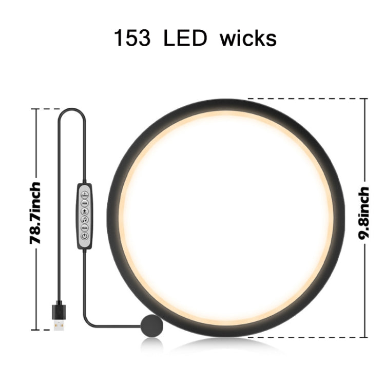 10 inch USB Music Rhythm RGB LED Atmosphere Ring Light - Novelty Lighting by PMC TechLife | Online Shopping South Africa | PMC TechLife | Buy Now Pay Later Mobicred