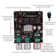 XINYI Sini T50H Bluetooth 5.0 With Pre-Stage High-Level Adjustment Stereo Digital Power Plate Module
