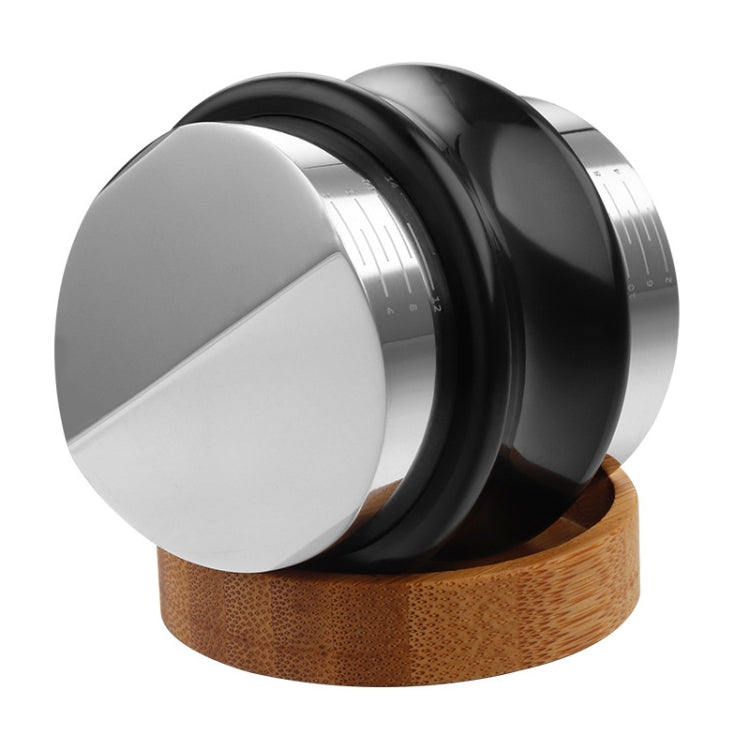 ENB-11 51mm Stainless Steel Coffee Cloth Powder Dispenser Coffee Machine Handle Universal, Colour: One Word Double Head Bright Black - free shipping - PMC TechLife - Order now!