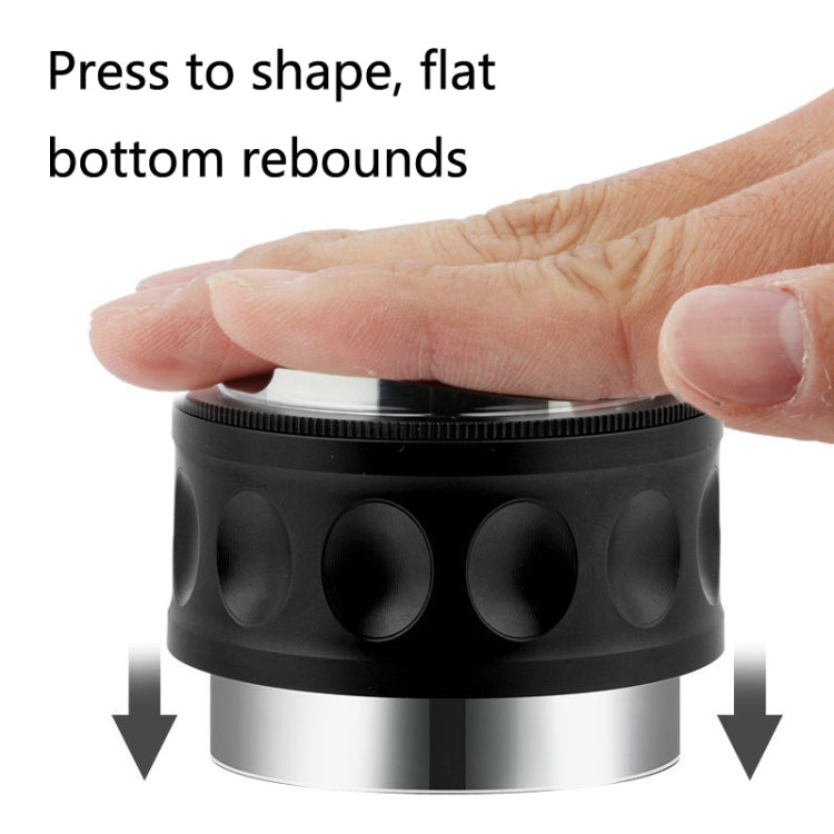 YK33258 Stainless Steel Double-Ended Coffee Cloth Dispenser, Size: 58mm(Silver Finger Buckle Type)