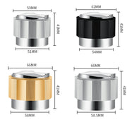 YK33258 Stainless Steel Double-Ended Coffee Cloth Dispenser, Size: 58.5mm(Silver Multilateral Type)