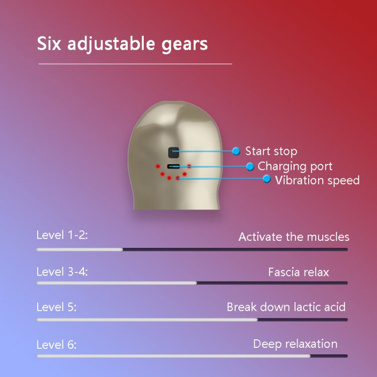 USB Arm Shape Muscle Relaxation Fascia Gun(Black) - free shipping - PMC TechLife - Order now!