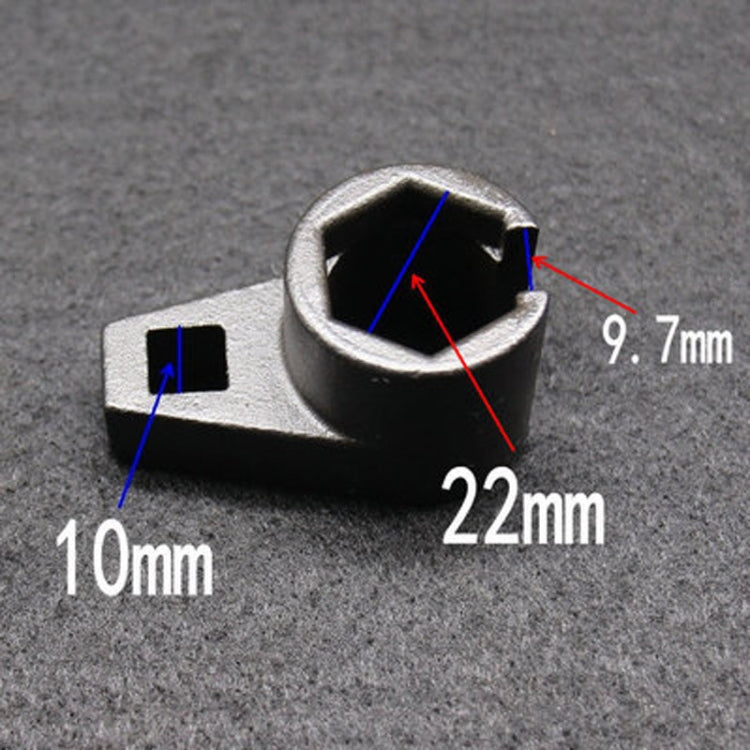 2 PCS 22mm Car Oxygen Sensor Sleeve Disassembly Wrench Tools(Black) - Hand Tool Sets by PMC TechLife | Online Shopping South Africa | PMC TechLife | Buy Now Pay Later Mobicred