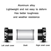 WEST BIKING Mountain Road Bike Screw-In Bearing Bottom Axle(Purple)
