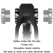 WEST BIKING Mountain Road Bike Screw-In Bearing Bottom Axle(Green)