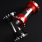WEST BIKING Mountain Road Bike Screw-In Bearing Bottom Axle(Silver)