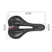 WEST BIKING Bicycle Riding Comfortable Silicone Saddle, Style: Geometric
