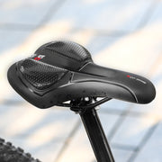 WEST BIKING Bicycle Riding Comfortable Silicone Saddle, Style: Emergency Ribbon