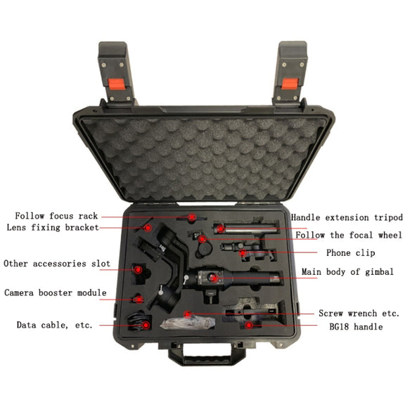 Explosion-Proof Shockproof Water-resistant Box Bag For DJI Ronin SC(Black)
