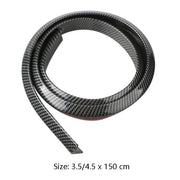 Car Universal Tail Paste Top Wing, Specification: 4.5cm Carbon Fiber Black