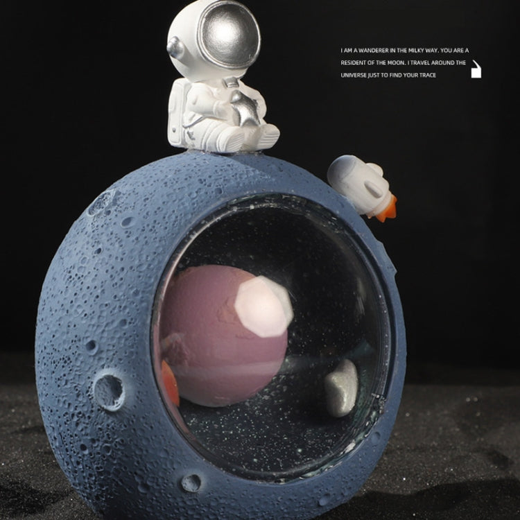 W1153 Resin Planet Night Light Home Decorations, Style: Silver Star