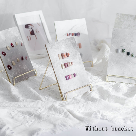 2 PCS Nail Art Photo Background Rock Pattern Display Board(D Style)