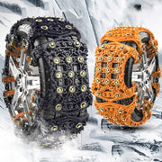 For 175~265cm Snow Emergency Snow Chains For Car SUV General Tires(Yellow 8764A)
