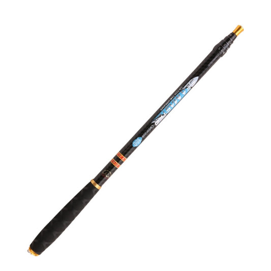 Carbon Short Section Fishing Rod Short Section Positioning Handle Rod, Length: 3.6m(Black) - free shipping - PMC Jewellery - Order now!