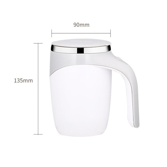 A223 Stainless Steel Automatic Magnetized Coffee Mixing Cup(Brown)
