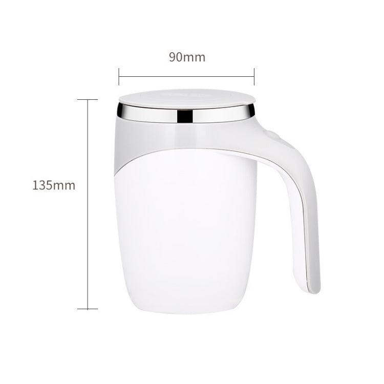 A223 Stainless Steel Automatic Magnetized Coffee Mixing Cup(Brown)