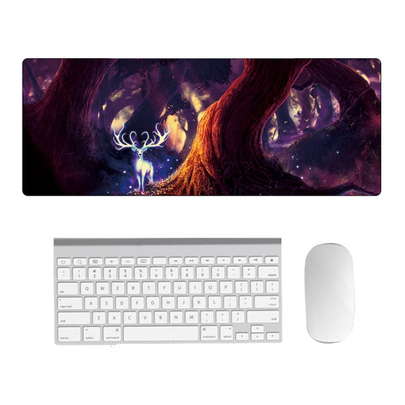 Hand-Painted Fantasy Pattern Mouse Pad, Size: 300 x 800 x 5mm Seaming(1 Dream)