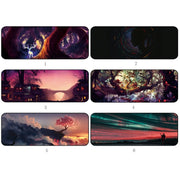 Hand-Painted Fantasy Pattern Mouse Pad, Size: 300 x 800 x 5mm Seaming(1 Dream)