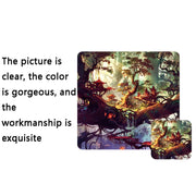 Hand-Painted Fantasy Pattern Mouse Pad, Size: 300 x 800 x 5mm Seaming(2 Silhouettes)