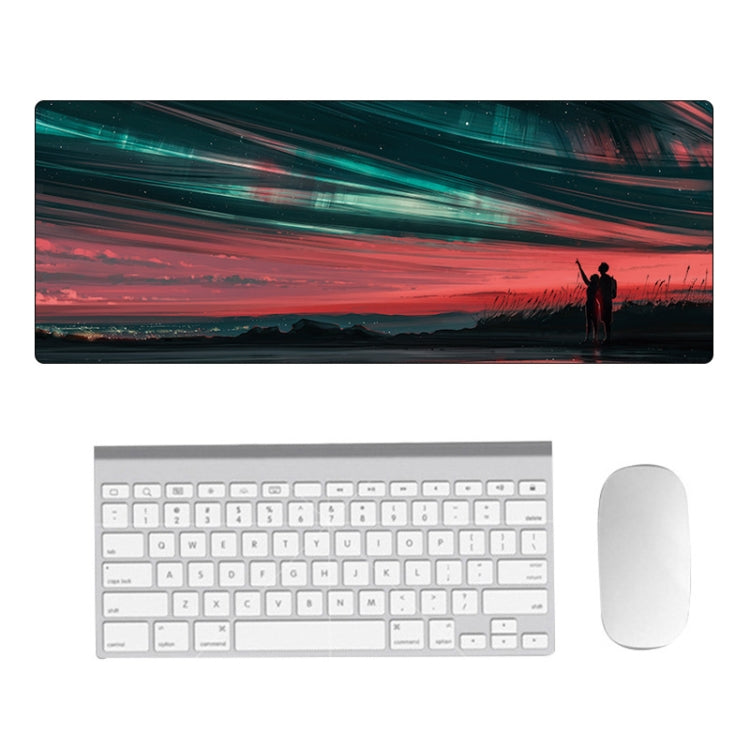 Hand-Painted Fantasy Pattern Mouse Pad, Size: 400 x 900 x 4mm Seaming(6 Stars and You) - Mouse Pads by PMC TechLife | Online Shopping South Africa | PMC TechLife | Buy Now Pay Later Mobicred