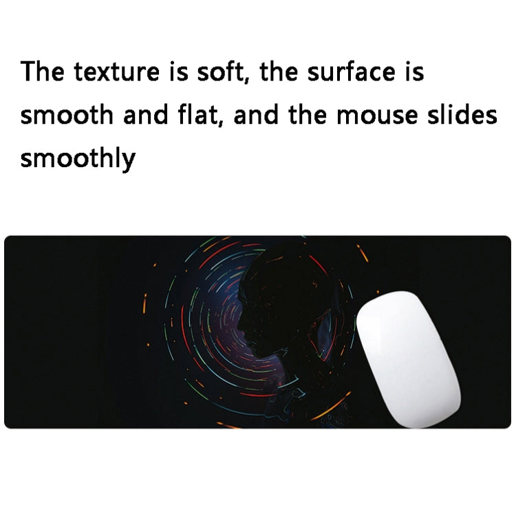 Hand-Painted Fantasy Pattern Mouse Pad, Size: 400 x 900 x 4mm Seaming(6 Stars and You) - Mouse Pads by PMC TechLife | Online Shopping South Africa | PMC TechLife | Buy Now Pay Later Mobicred