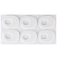 Felt Chicken Eye Stick Foot Pain and Anti-wear Patch(Oval) - free shipping - PMC TechLife - Order now!