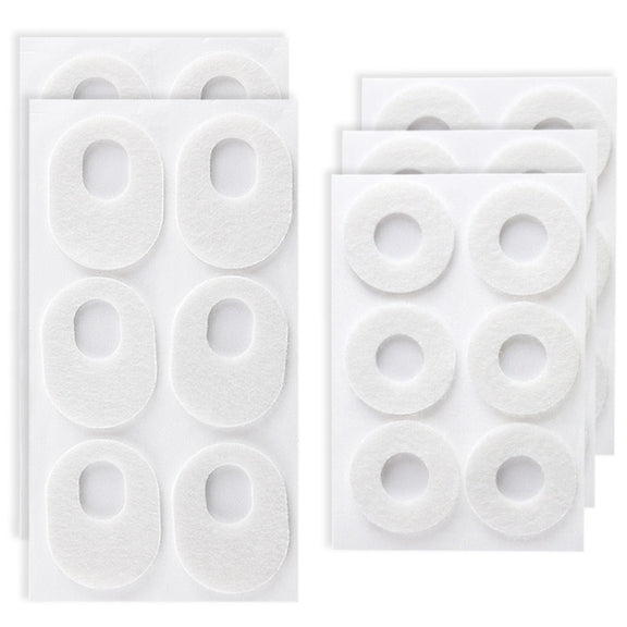 Felt Chicken Eye Stick Foot Pain and Anti-wear Patch(Oval)