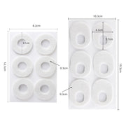 Felt Chicken Eye Stick Foot Pain and Anti-wear Patch(Oval)