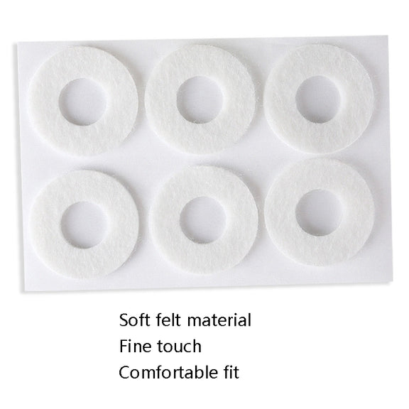 Felt Chicken Eye Stick Foot Pain and Anti-wear Patch(Oval)