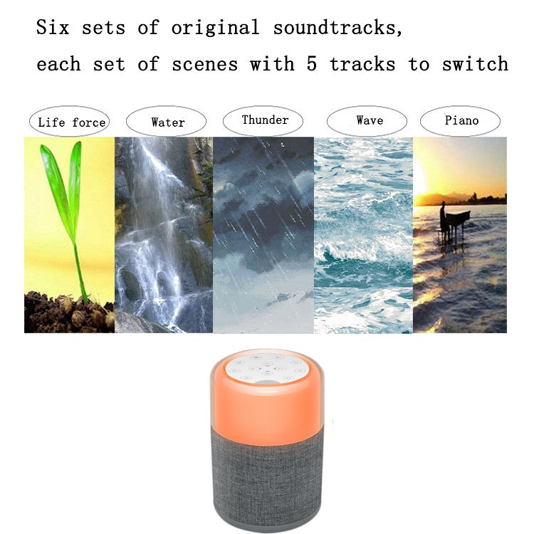 White Noise Sleep Light Dual Sleep Aid Intelligent Sleep Instrument - free shipping - PMC TechLife - Order now!