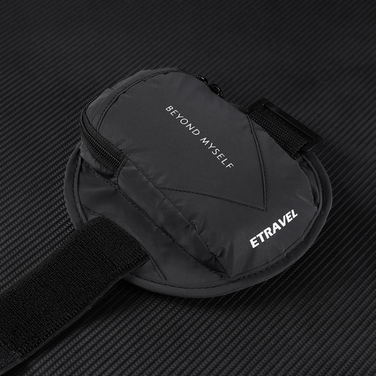 ETRAVEL SBB03 Outdoor Running Mobile Phone Wrist Arm Bag(Reflective Black) - free shipping - PMC Jewellery - Order now!