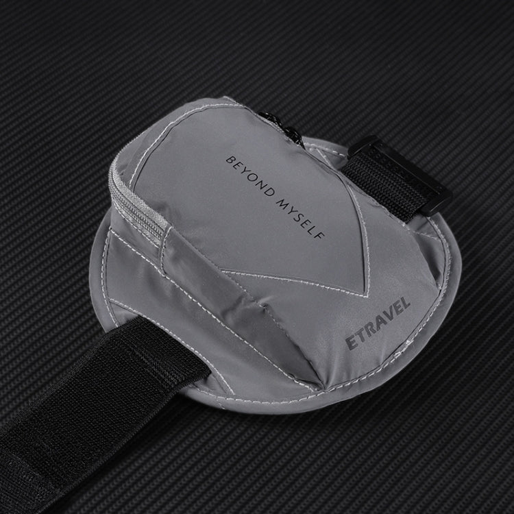 ETRAVEL SBB03 Outdoor Running Mobile Phone Wrist Arm Bag(Reflective Silver Gray) - Other by ETRAVEL | Online Shopping South Africa | PMC Jewellery | Buy Now Pay Later Mobicred