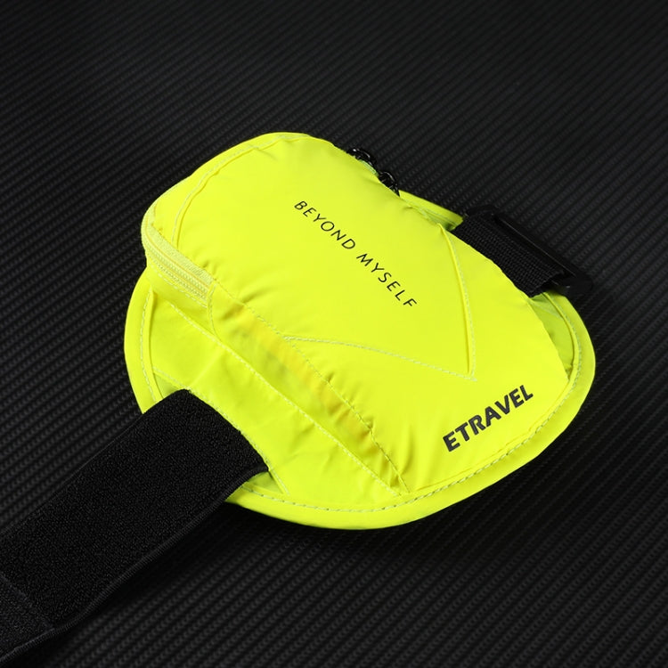 ETRAVEL SBB03 Outdoor Running Mobile Phone Wrist Arm Bag(Reflective Fluorescent Yellow) - Other by ETRAVEL | Online Shopping South Africa | PMC Jewellery | Buy Now Pay Later Mobicred
