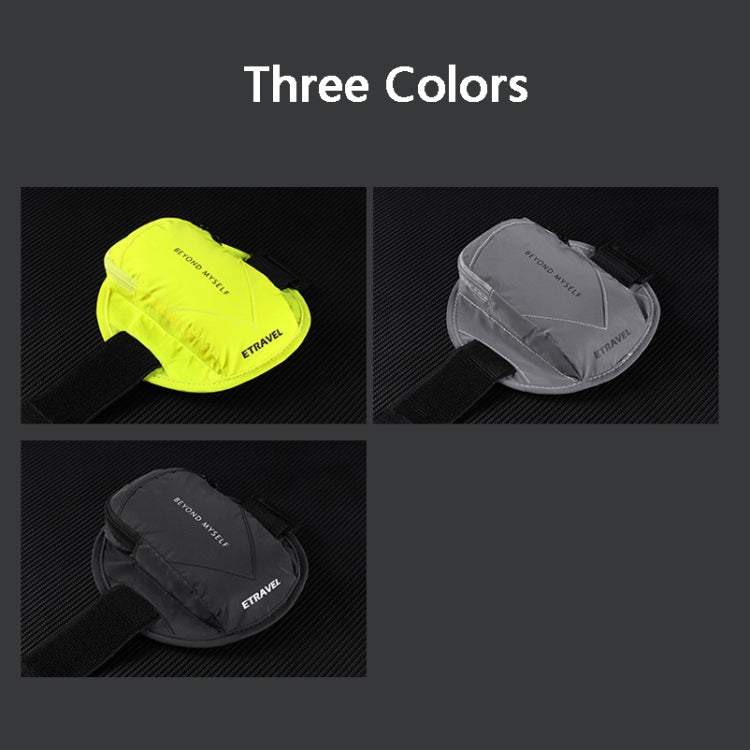 ETRAVEL SBB03 Outdoor Running Mobile Phone Wrist Arm Bag(Reflective Black) - free shipping - PMC Jewellery - Order now!