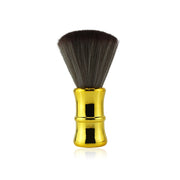 Electroplating Broken Hair Brush Haircut Neck Cleaning Brush(Two-section Gold)