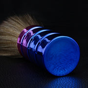 Electroplating Broken Hair Brush Haircut Neck Cleaning Brush(Two-section Gold)