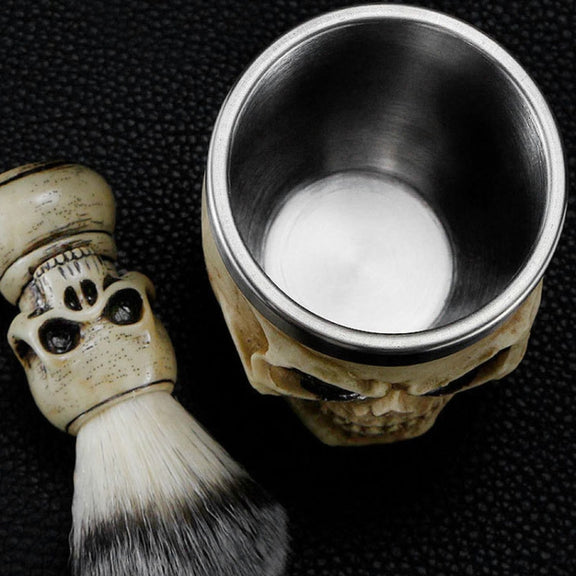 Skull Cleansing Shaving and Foaming Tools, Color Classification: Skull Head Bubbling Bowl, Random Color Delivery