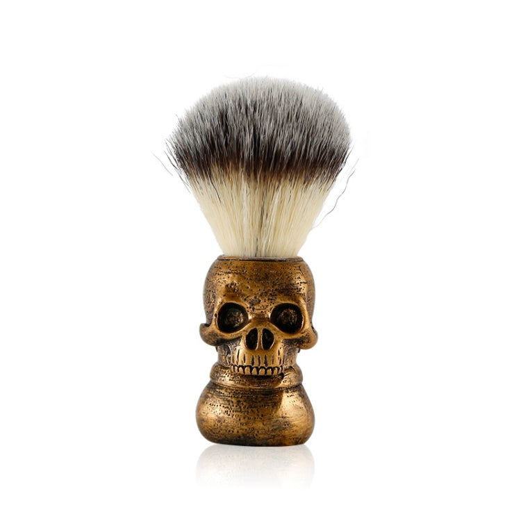 Skull Cleansing Shaving and Foaming Tools, Color Classification: Beard Brush Golden - free shipping - PMC TechLife - Order now!