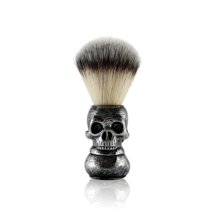 Skull Cleansing Shaving and Foaming Tools, Color Classification: Beard Brush Silver - free shipping - PMC TechLife - Order now!