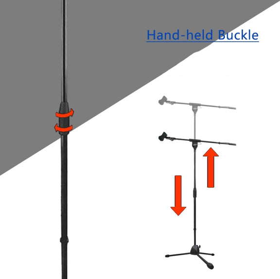 Single Rod Floor Formula Adjustable Microphone Bracket, Style: GAZ-206