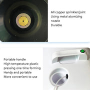 Mist Air Spray Cleaner Disinfectant Air Purifier, Power Plug: EU Plug(White)