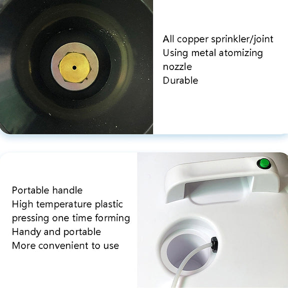 Mist Air Spray Cleaner Disinfectant Air Purifier, Power Plug: EU Plug(White)