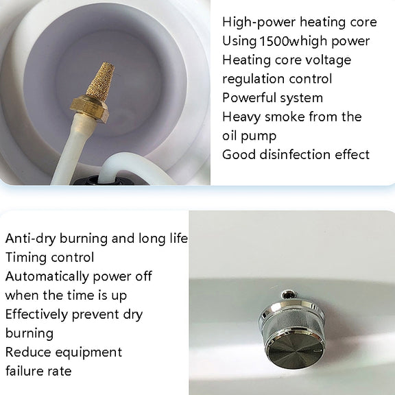 Mist Air Spray Cleaner Disinfectant Air Purifier, Power Plug: US Plug 220V(White)