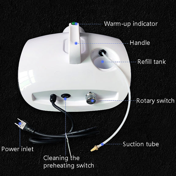 Mist Air Spray Cleaner Disinfectant Air Purifier, Power Plug: UK Plug(White)