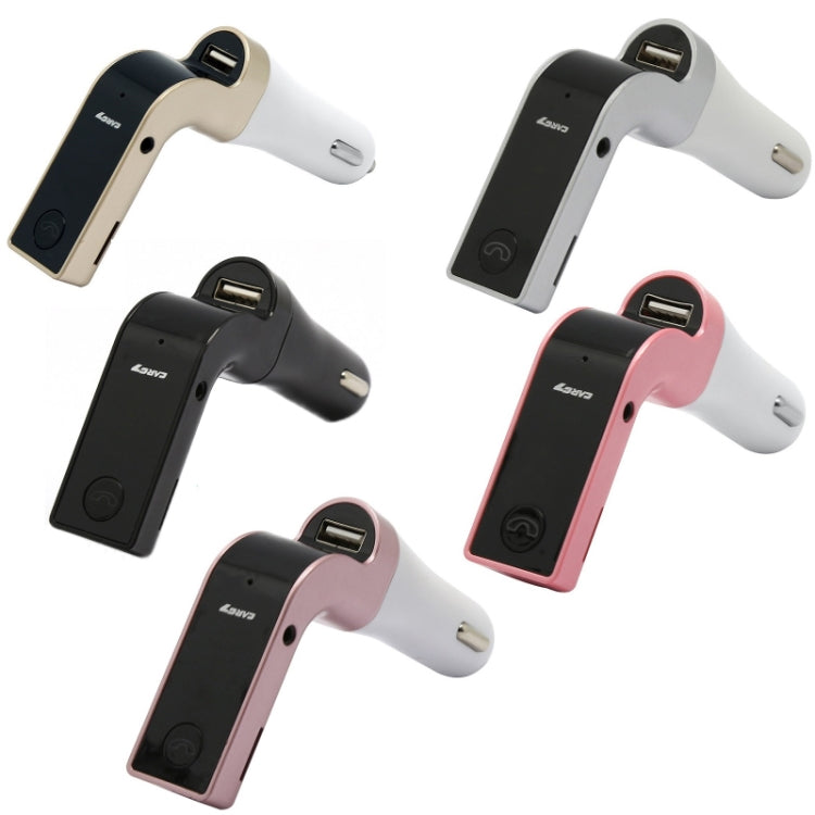 G7 Car Hands-Free Bluetooth FM Player MP3(Silver) - Bluetooth Car Kits by PMC TechLife | Online Shopping South Africa | PMC TechLife | Buy Now Pay Later Mobicred