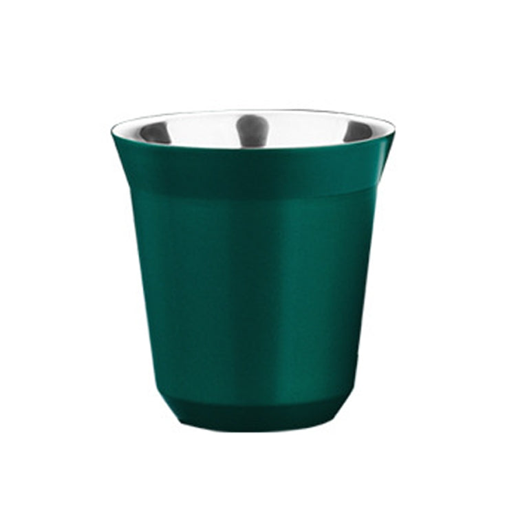 304 Stainless Steel Coffee Capsule Cup Double Insulation Coffee Cup, Style: Large Green - free shipping - PMC TechLife - Order now!